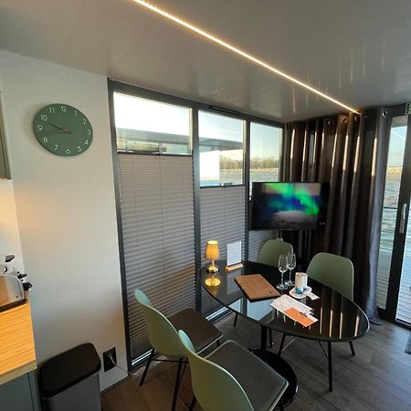 Hausboot Fjord Baltica Mit Dachterrasse In Barth Hotel Ngoại thất bức ảnh