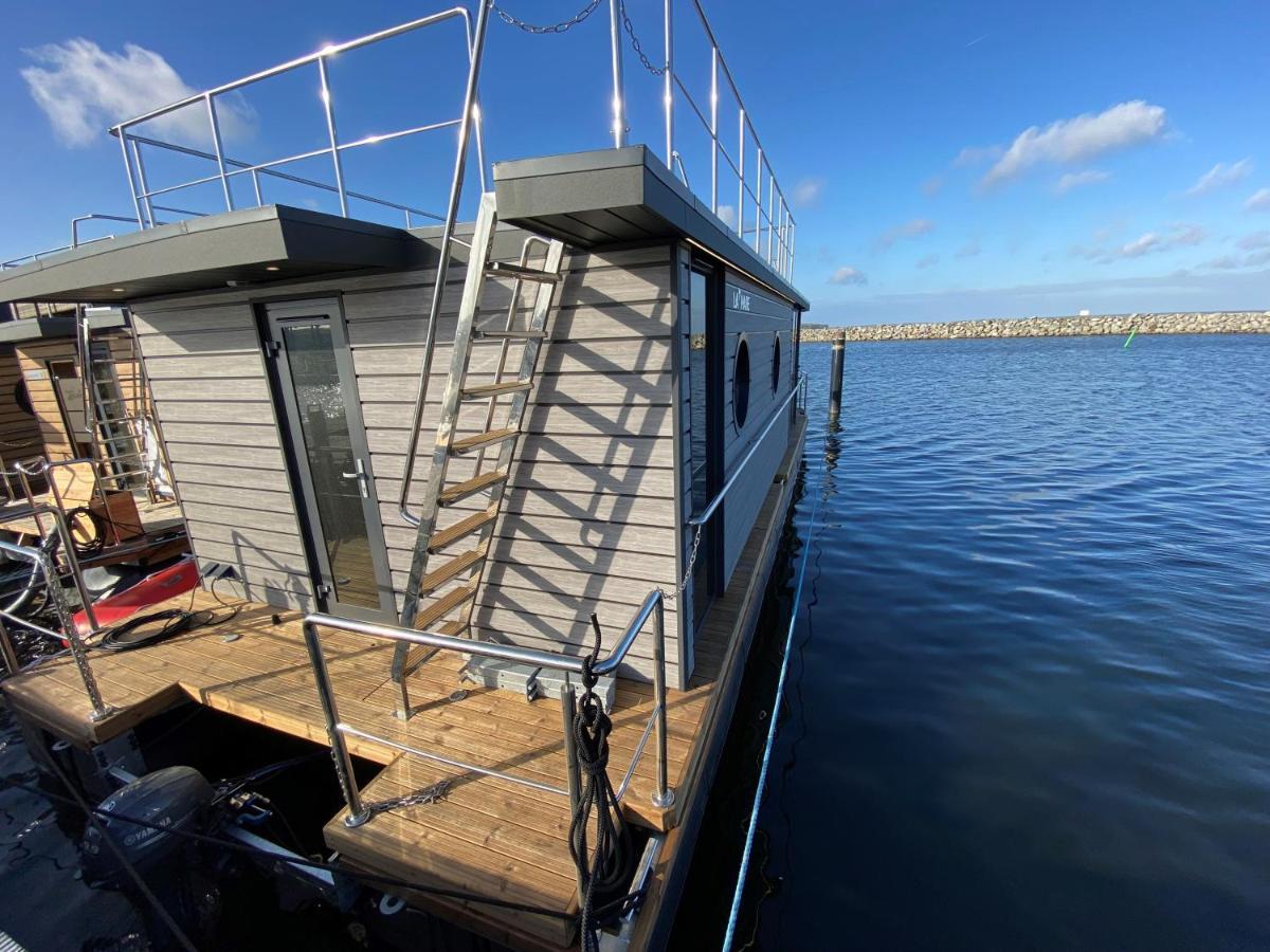 Hausboot Fjord Baltica Mit Dachterrasse In Barth Hotel Ngoại thất bức ảnh